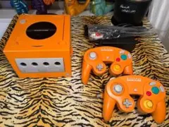 【動作確認済】ゲームキューブ オレンジ コントローラー 2個セット