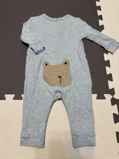 baby gap グレー ロンパース 長袖　ブラナンベア　（24時間以内発送）