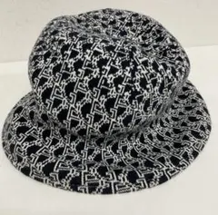 GIORGIO ARMANIブラックホワイトバケットハット　帽子