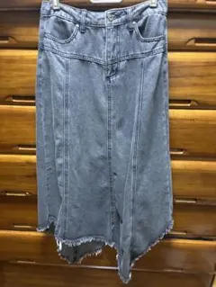 Avail デニム アシメ ロングスカートのサムネイル