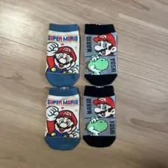 スーパーマリオ キッズ靴下 2足セット