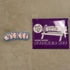 シークレットモコモコ刺繍ステッカー　BE:FIRST JUNON