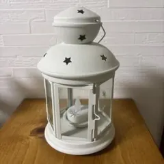 【明日まで特価】IKEAランタン　ホワイト