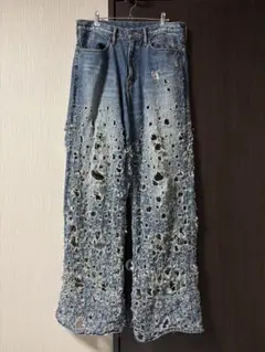 SUGARHILL 24SS CRASHED MODERN DENIM WIDE