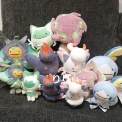 ぬいぐるみ へんしん！メタモン ヒスイゾロア ニャオハ ミカルゲ