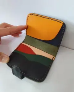 ★★ハンドメイド★革カード入れ★６枚★★