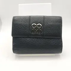 コーチ　折財布　財布　ウォレット　オプアート　ブラック