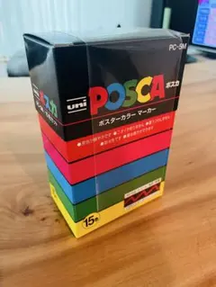 POSCA PC-5M 15色マーカーセット 230箱 三菱鉛筆 ポスカ 中字丸芯 PC－
