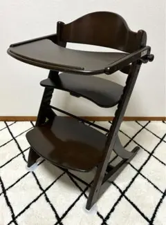 大和屋 すくすくチェア sukusuku ES 木製 ベビーチェア テーブル付
