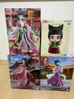 新品未開封 薬屋のひとりごと 猫猫 フィギュア 4点セット