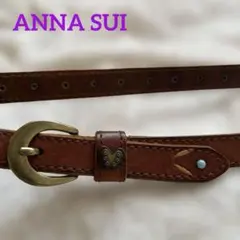 アナスイ レザーベルト ターコイズブルースタッズ 蝶 ANNA SUIのサムネイル
