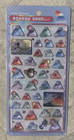ボンボンドロップシール 和柄 富士山 正規品