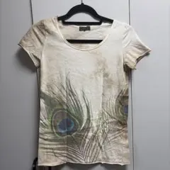 g oa半袖Tシャツ孔雀デザインのサムネイル