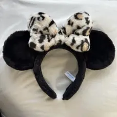 ミニーちゃん　ヒョウ柄　レオパード柄　カチューシャ