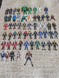 仮面ライダー アクションフィギュア+ソフビ 60体以上