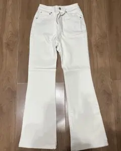 美品♡GU　白デニム　スキニー　58
