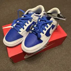 Nike Dunk Low Retro Racer Blue and White