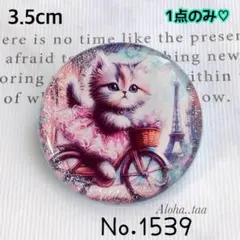 レジン ヘアゴム ♡ 猫 ネコ ねこ ♡ No.1539 ワンコイン ✨️