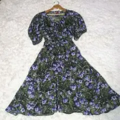 【最終価格】ダブルスタンダードクロージング　ワンピース　花柄　総柄　半袖