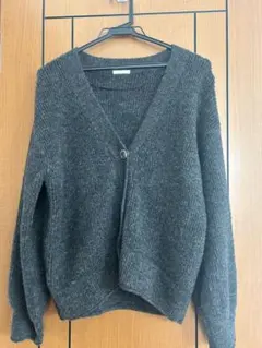 GU ニットカーディガン　グレー　サイズL