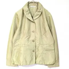 HERNO ジャケット 46 ベージュ系 ショート丈 ボタン開閉 レディース 