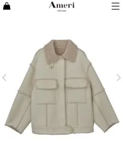 MIREI KIRITANI×AMERI BROTHER BOA JACKET MIREI KIRITANI AMERI BROTHER BOA JACKET