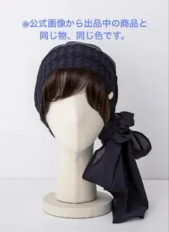 新品BAREN スカーフハットM DotChiffon-Black SCARF HAT (M) / Dot Border - Orange – BAREN（バレン）
