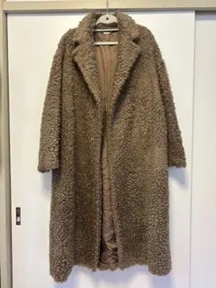 新品】マーキュリーデュオ ボリュームエコファーコート ブラウン 