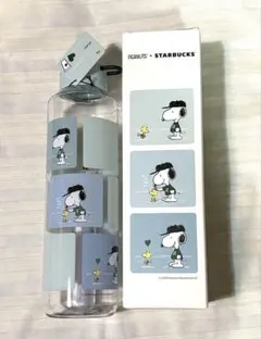 PEANUTS + STARBUCKS スヌーピー水筒 710ml - メルカリ