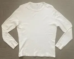 ◆【大人気】UNIQLOワッフルクルーネックTサーマルカットソーLサイズのサムネイル