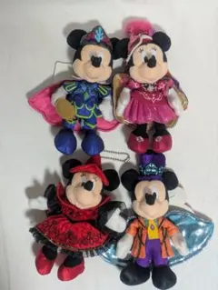 ディズニー　ハロウィン　ぬいぐるみバッジ　ミッキー　ミニー　2009　2010