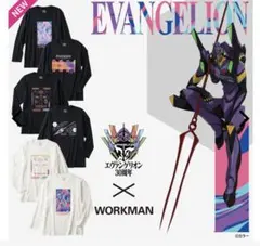 EVANGELION 30周年記念長袖プリント Tシャツ L ブラック