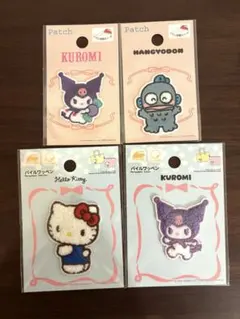 サンリオ パイルワッペン ハローキティ クロミ ハンギョドン