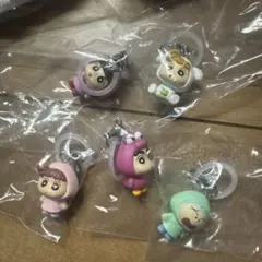 クレヨンしんちゃん　めじるし　5個セット　セミコンプ