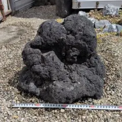 赤 富士 溶岩石 28.8キロ 庭石 石 鑑賞石 石材 庭 坪庭 ガーデニング
