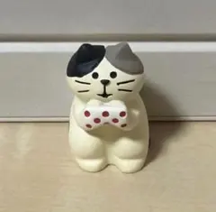 デコレ　コンコンブル　ゴシゴシ猫　白黒