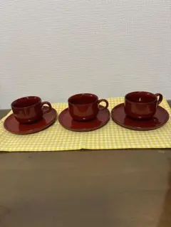 沖縄工芸品 琉球漆器 コーヒーカップ &ソーサー ペアセット スプーン