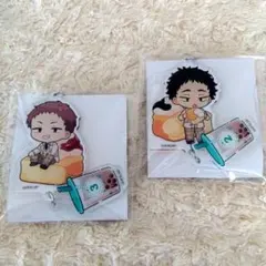 ハイキュー　Bullpulu　アクリルキーホルダー　松川一静　花巻貴大