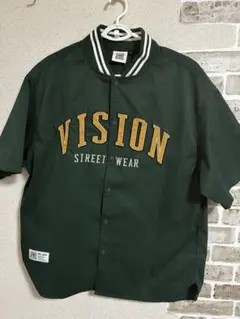 VISION STREET WEARワッペンベースボールシャツ ビッグシルエットのサムネイル