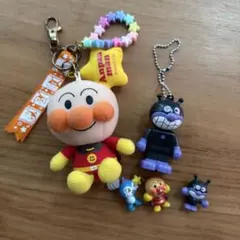アンパンマン　ぬいぐるみキーホルダー