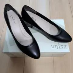 unity graceful style パンプス ブラック 23cm 2Eのサムネイル