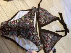 ペイズリー柄　カラフル　ビキニ　上下セット