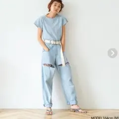 Searoomlynn カットハイウエストLOOSE SRN03