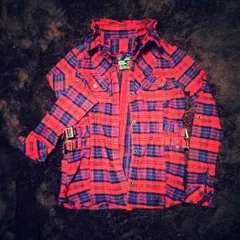 GILFY チェックネルシャツ