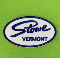 A1917 米国　ウインターリゾート　バーモント•ストウ 刺繍ワッペン　アイロン