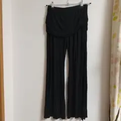 ベリーダンス パンツ レッスン着 裾スリット スカート一体型