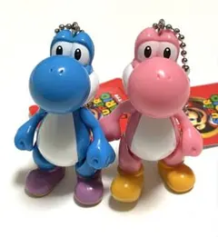 スーパーマリオ　スウィングマスコット　ヨッシー 2個セット