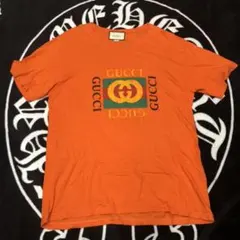 【DANGOdo】グッチ 長袖Tシャツ サイズS オレンジ GUCCI GUCCI グッチ 21AW アームミラープリント ロングスリーブ