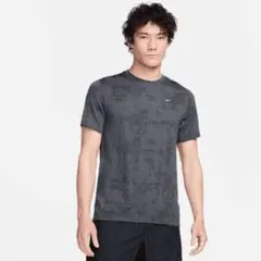 Nike DRI FIT ADV SHORT SLEEVE グレー　灰　XL