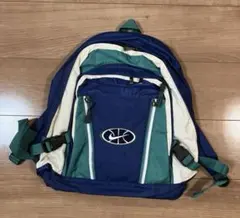 90s NIKE バックパック リュック2トーン ブルー グリーン ヴィンテージ